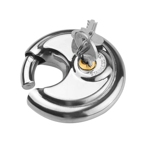 Helonge Disc Padlock With Key, Storage Unit Lock thumb #1