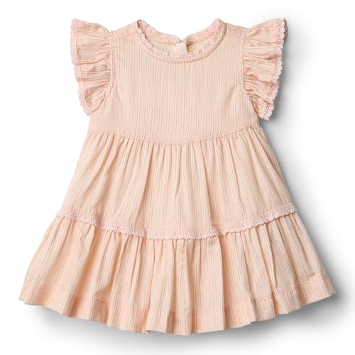 Amazon Essentials Baby-Girls Woven Ruffle Sleeve Dress