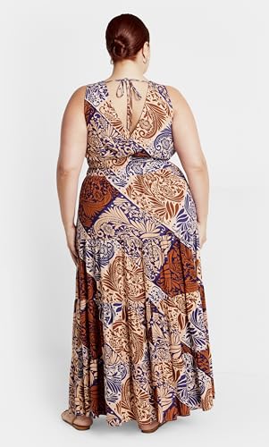 Image of City Chic Women's Maxi Dress - Amara Print
