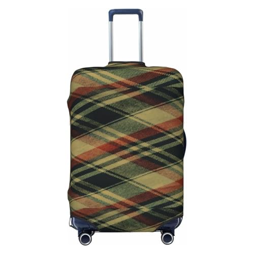 Old-Wall- Luggage Cover, Protective Washable Suitcase Cover - Travel Fashion Elastic Suitcase Protector Large