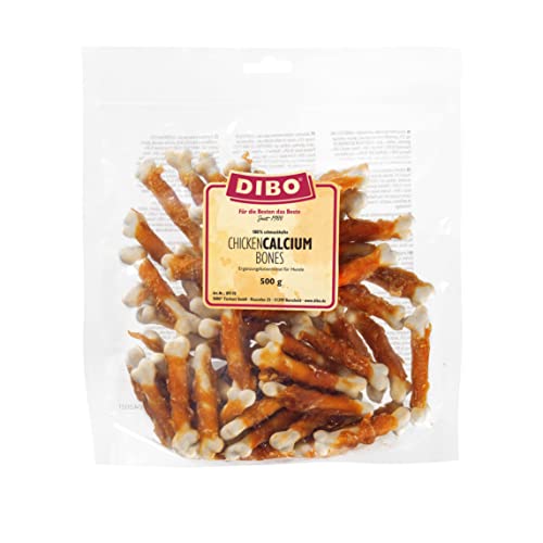 DIBO Chicken Calcium Bones 500g Beutel - der leckere Kau-Snack für Hunde