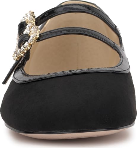 Jessica Simpson Women's Allista Ballet Flat, Black, 102