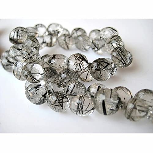 Quartz rutile briolette AAA de qualité gemme supérieure pour vos créations de haute joaillerie