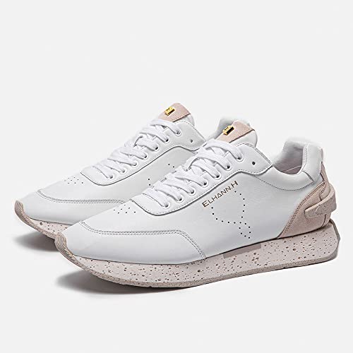 Image of ELHANN.H Sneaker Combines Simple Lines with a Dynamic Style. The MKX Finish of its Midsole Brings a Vintage Look to The Shoe.