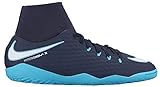  Nike Herren Hypervenom X Phelon 3 DF IC 917768 Fußballschuhe, Blau (Obsidian Blau/Weiß-Gamma Blau-Gletscher Blau 414), 43 EU