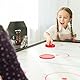 Kisangel 16 Stück Airhockey-ZubehöR Drücker Und Airhockey-Paddel -Pucks Ersatz Für 76-Mm-Zubehör (Rot Dunkelblau)
