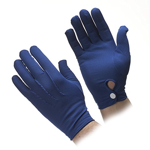 Men's Nylon Stretch Gloves (Royal Blue) - //coolthings.us