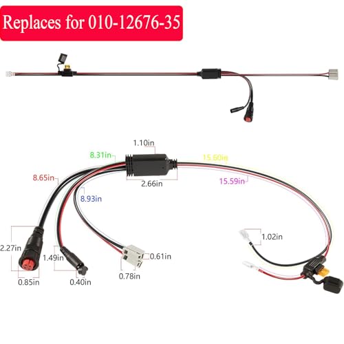Cable de alimentación 010-12676-35 compatible con paquete Panoptix 010-01893-20 2