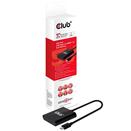 Club3D CSV-1546 USB-C to HDMI Multi-Monitor Splitter - 2-Port MST Hub