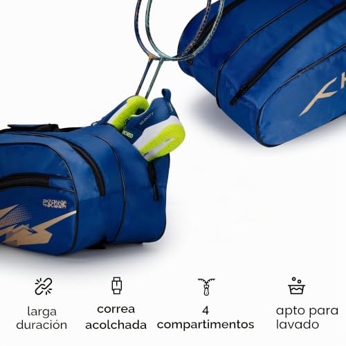 Bolsa de bádminton Cosmogear: raquetero deportivo con compartimentos amplios 3