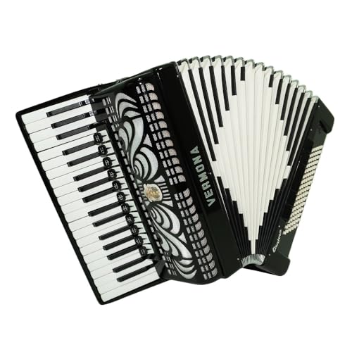 Vermona Cantora made in Germany 96 Bass Piano Accordion, New Straps and Soft Case, 2495, Weltmeister Original Keyboard Accordian Musical Instrument Fisarmonica