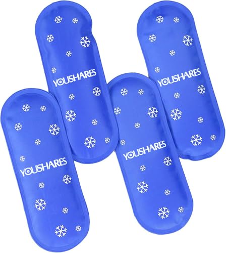 YOUSHARES Poches de Gel pour Insuline Trousse - Poches de Gel Réfrigérés Réutilisables pour Insuline Trousse Pochette Isotherme Sac pour Diabétique (4...