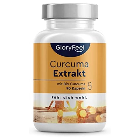 Curcuma Extrakt Kapseln - Curcumin-Gehalt EINER Kapsel entspricht ca. 17.000mg Kurkuma - 95% Extrakt Hochdosiert - 90 vegane Kapseln - Laborgeprüft, vegan & ohne Zusätze in Deutschland hergestellt Cover