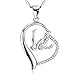 Produktbild Pferdeschnickschnack EIN Herz für Pferde - Fohlen im Glück - Halskette Edle Kette mit Anhänger Pferd aus 925 Sterling Silber mit Zirkonia - in hübscher Geschenkbox