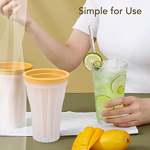 Slush Becher, Slushy Maker, Slushy Maker Becher, Schnell Gefroren 150 Ml, Slushy Cup für Eis Selber Machen, DIY Gefrorener Smoothie Becher, Doppellagiger Silica Becher, Getränkebereiter – Bild 5