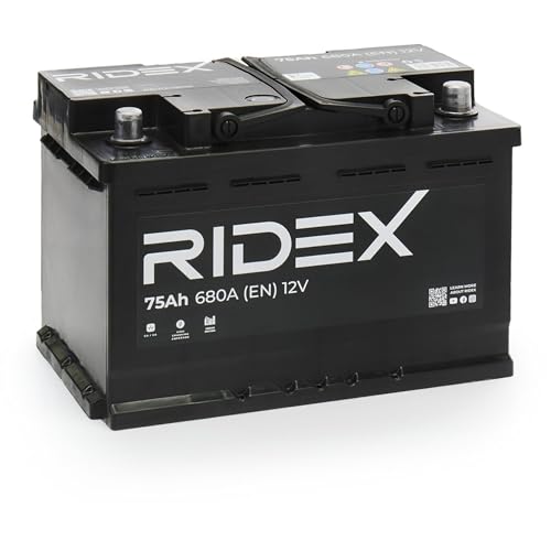 RIDEX Batterie 75, Ah 680, A/EN 1S0009 L 278mm B 175mm H 190mm