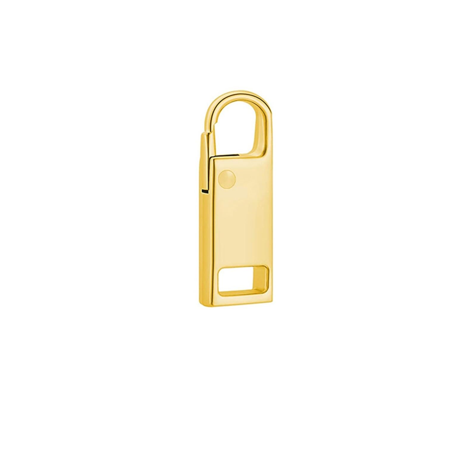 Recambios para tiradores de cremallera, Kit de reemplazo tirador cremallera desmontable metal, paquete 2, 5, 10 piezas, varios tamaños multicolores(Gold,2PCS-LARGE)