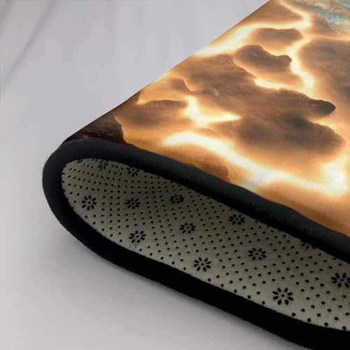Tapis de sol en flanelle velours fin doux et durable grand format