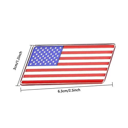 bandeira para veículos - Adesivo emblema da bandeira americana britânica metal 3D | Adesivo emblema