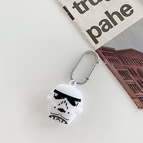 Coque silicone AirTag anti-rayure Trooper avec porte-clés