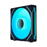 LIANLI ケースファン 「UNI FAN」シリーズ UNI FAN SL-INFINITY 140 REVERSE BLADE ブラック ブレード反転モデル デイジーチェーン リバーシブルケーブルモジュール インフィニティーミラー搭載 UF-RS-SLIN140-1B 日本正規代理店品