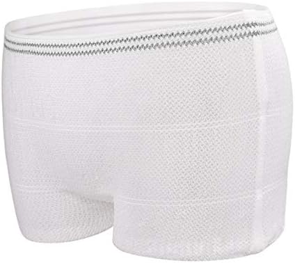 Carer Mesh Postpartum Underwear C-Section Recovery Maternity Women Disposable Knit Panties Briefs Breathable,Lightweight (Large, 10PCS)