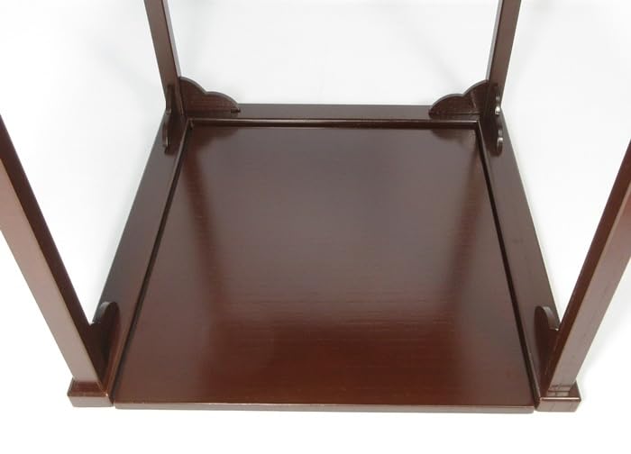 留二重棚【極上品】吸江斎好写　飾り棚　組立式　お茶道具/共箱 留二重棚【極上品】吸江斎好写 飾り棚 組立式 お茶道具/共