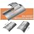 Flame Broiler Kit for Pit Boss KC Combo Pellet Grill - Includes Main Plate and Slider, Compatible with Platinum KC(PB1285KC)?PB1020NX Combo Grill, Grill Replacement Parts for Pellet smoker