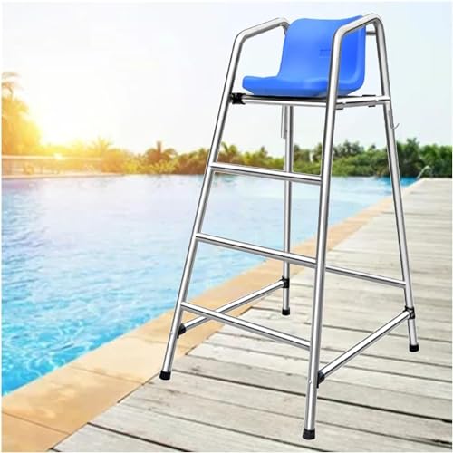 Silla para Guardavidas Piscina Acero Inoxidable 1.5m miniatura 1