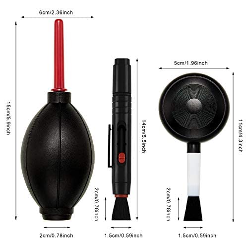 Camera Cleaning Kit With Camera Cleaning Pen Brush, Air Blaster Blower And Lens Brush Blower Brush Dust Cleaner For Lens, Camera, Slr, Telescope, Magnifying Glass, Phone #TOP1