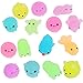 Mini Squishy Giocattoli, XiXiRan Giocattoli Squishies Animali, Mochi Squeeze Toy, Squishies Fluorescente, Squishy Antistress Kawaii, Mochi Squishy Giocattoli, Kawaii Mini Soft Squeeze Toy (25 Pcs)