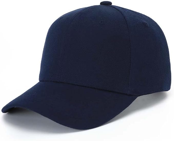 Image of ZH 24 PC Blank Baseball Caps Adjustable Back Strap Plain Baseball Cap for Trucker Men Women Wholesale Bulk Baseball Caps
