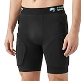 Football Girdle with 5 Pads for Youth & Adult, Padded Compression Shorts with Hip Thigh Tailbone Protection, Breathable Protective Girdle Pants for Football Training & Game