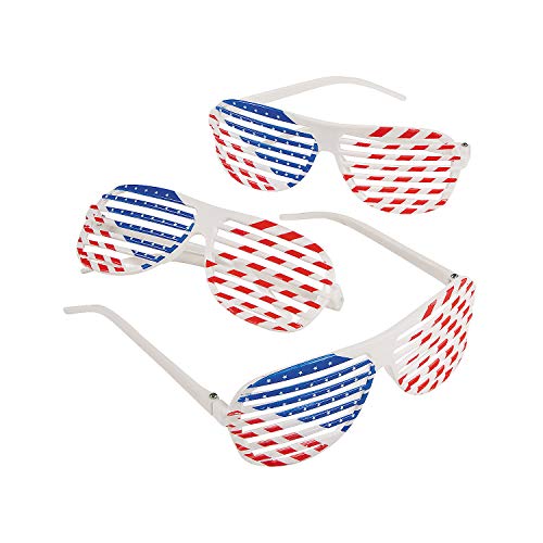 Fun Express Patriotic Shutter Shading Glasses (2 Dozen) (2)