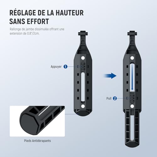 Trépied portable pour smartphone idéal pour vlogging et appels vidéo - 7