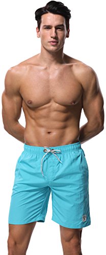 Men's Swim Trunks Quick Dry Slim fit Lightweight Beach Shorts with Pockets2