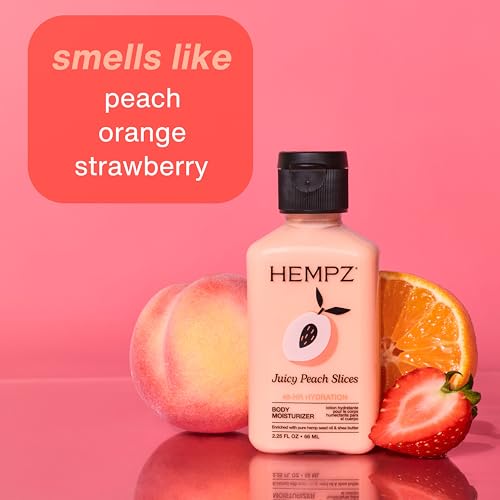 Image of Hempz Mini Juicy Lotion, Body Moisturizer, Peach, 2.25 fl.oz.