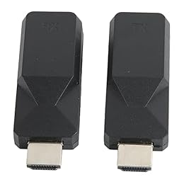 HDMI Transmitter and Receiver, HDMI Extender Kit, 165ft RJ45 to HDMI Extender Over Single Cat5 Cat6 Ethernet Cable HDMI Long Distance Extender Adapter