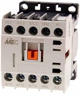 Miniature Power Contactor 3 Pole, AC1, 20Amp - AC3, 12Amp, 600V, Coil 120VAC, UL 508 110V