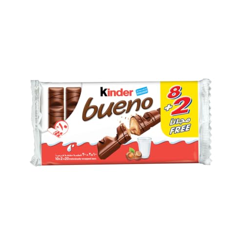 Kinder Bueno Milk Chocolate Bar 20 Bars 430 g
