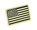 Hazard 4 US Flag Rubber 3D Velcro Morale Patch, Left Arm, Glow in the Dark