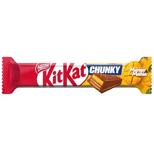 Nestle KitKat Chunky Chocolate Wafer Bar in Mango Mania Flavor (41g)
