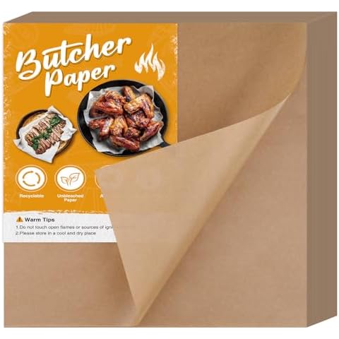 NEBURORA 100Pcs Precut Brown Butcher Paper Cover
