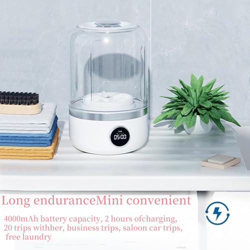 Portable Rechargeable Cordless Mini Washing Machine, 2025 New Charging Portable Laundry Cup Underwear Socks Special Small Washing Machine Wireless Cleaning Machine - Image 10