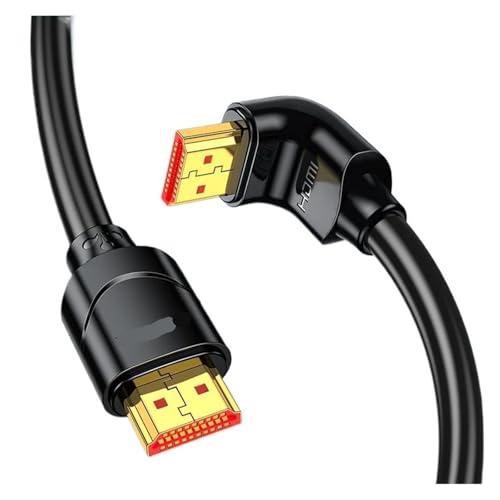 90/270�x�p�xHDMI 2.0�P�[�u���A����4K@60Hz HD 3D 1080P ARC�A�e���r�APC�A���j�^�[�A���b�v�g�b�v�A�Q�[���R���\�[���p(90 Degree,1.5m)