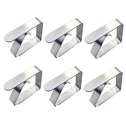 NAMOARLY Small Tablecloth Clips 12pcs Square Tablecloth Holders Windproof Tablecloth Clamps for Home Wedding Party Buffet