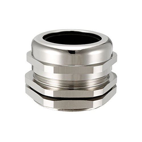 Image of sourcing map PG42 Cable Gland Metal Waterproof Connector Wire Glands Joints for 32mm-38mm Dia Range