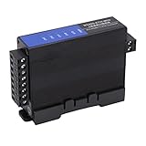 4 Channel RS485 to Ethernet Serial Server, RJ45 6 LED Lights 10/100 Mbps 1200m RTU to TCP, Easy Install & Wide Application