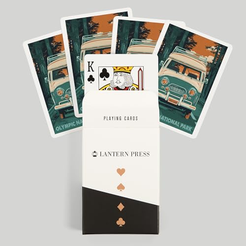 Baraja de cartas Poker tamaño estándar, 52 naipes miniatura 6