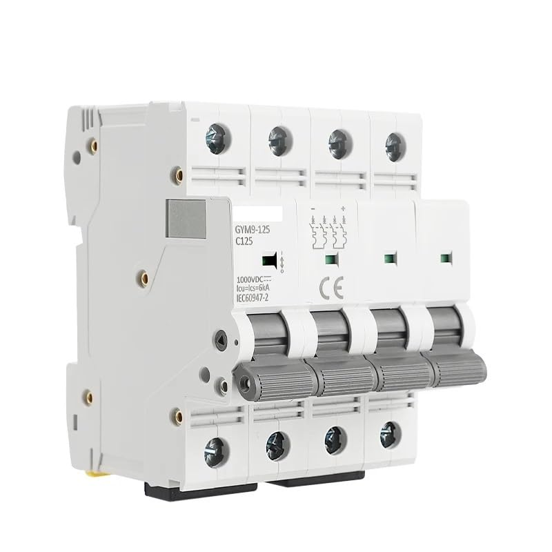 Mini-disjoncteur CC 4P 1000V 80A pour la protection des circuits de puissance